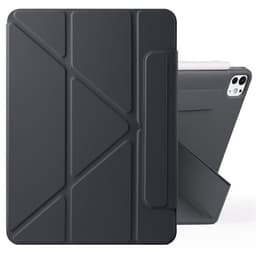 Konstläderfodral med ställ och magneter till iPad Pro 11 2024 - Svart