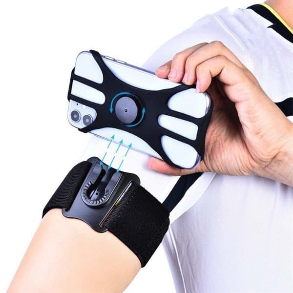 Armband med roterbar mobilhållare 4,5–7,0""