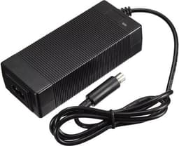 Batterioplader til Xiaomi M365 elektrisk scooter, 2A, LED, sort