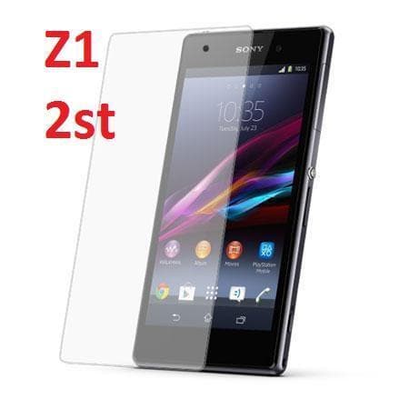 Sony Xperia Z1 Skjermbeskytter x2 med rengjøringsklut