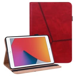 iPadille 10.2 (2021)/(2020)/(2019) Tavallinen PU-nahkainen tabletin kansi