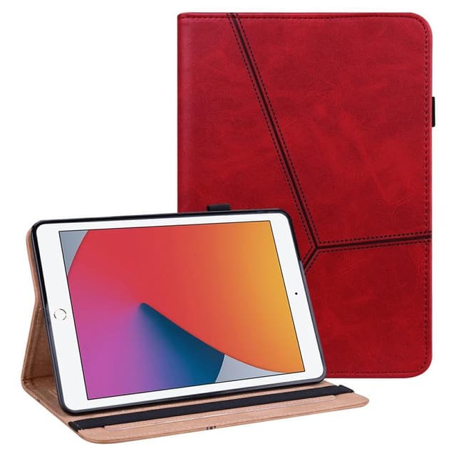 iPadille 10.2 (2021)/(2020)/(2019) Tavallinen PU-nahkainen tabletin kansi