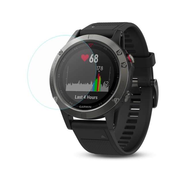 2 stk HAT PRINCE Garmin Fenix 5 herdet glass 0.2mm