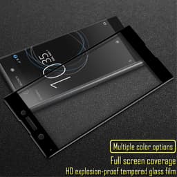 IMAK Heltäckande Härdat Glas Sony Xperia XA1 - Svart