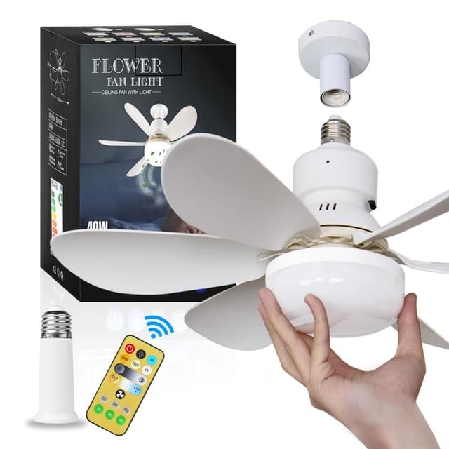 30W takvifte E27 lampe 3 fargetemperaturlys med fjernkontroll