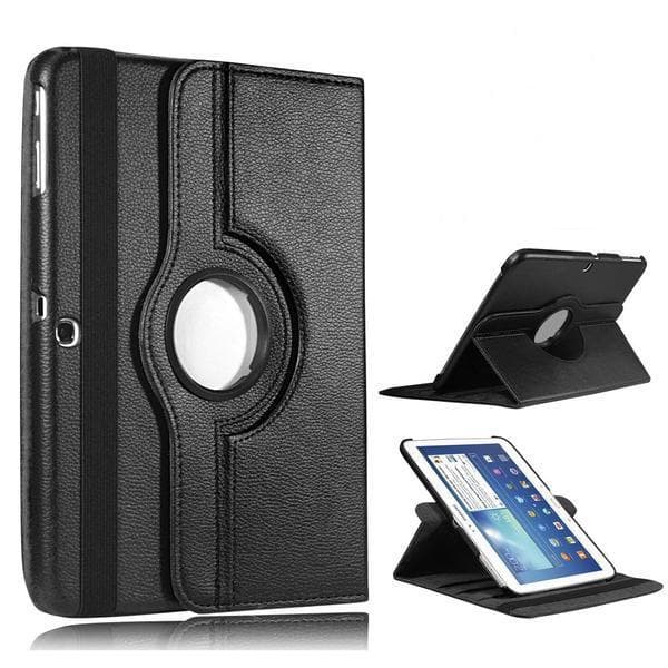 360 Rotasjonsveske Samsung Tab 3 10.1"" - Svart