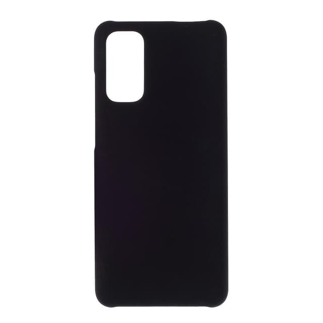 Samsung Galaxy A41 Rubberized HårdPlast Skal - Svart
