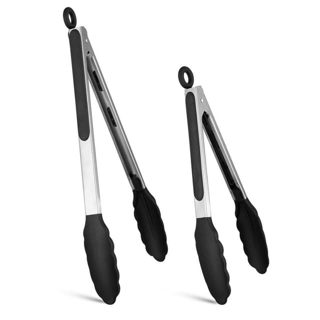 2-pakke 23cm+31cm tangtang for salat/pasta/grill/BBQ kjøkkenverktøy