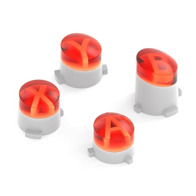 For Xbox One S One Elite-kontroller ABXY erstatningsknapper - oransje
