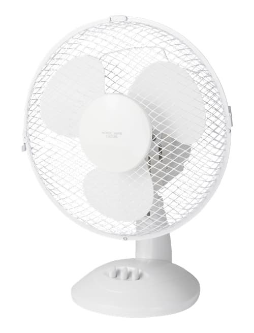 NORDIC HOME CULTURE Skrivbordsfläkt, 230mm, tre hastigheter 20w