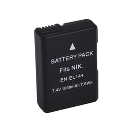 EN-EL14 Batteri til Nikon D3100 D5100 Coolpix P7000 P7800 Etc