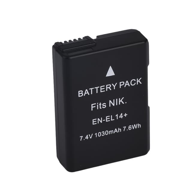 EN-EL14 Batteri til Nikon D3100 D5100 Coolpix P7000 P7800 Etc