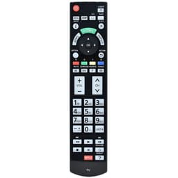 TV fjernbetjening Erstatning for N2QAYB000862 Til Panasonic TV med Easy to Use knap