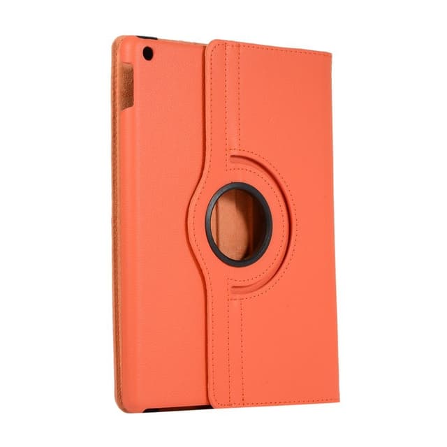 Apple iPad 10.2 2021/2020/2019 Litchi Tekstuurikuori - Oranssi