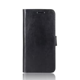 Huawei P20 Lite plånboksfodral Crazy Horse Svart