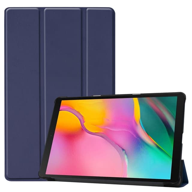 Kolminkertainen telinekotelo Samsung Galaxy Tab A 10.1 2019 - Tummansininen