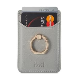MUXMA Korthållare Ring Ställ RFID Blockerande Kreditkort - Grå