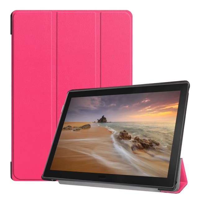 Trifoldbart deksel til Lenovo Tab E10 - Rosa
