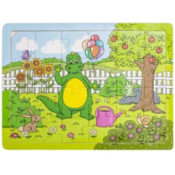 BOLIBOMPA Puzzle Dragon, I hagen, puslespill 24 brikker, 3-6år