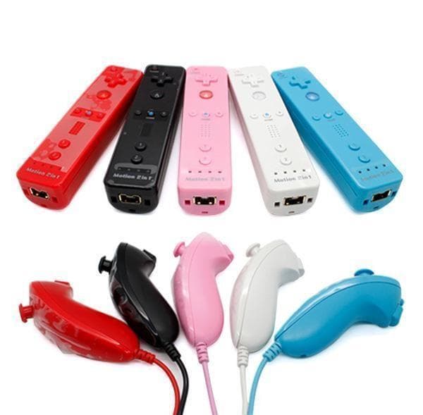 Kompatibel med Wii & Wii U-kontroller Set Motion Plus Bulk White