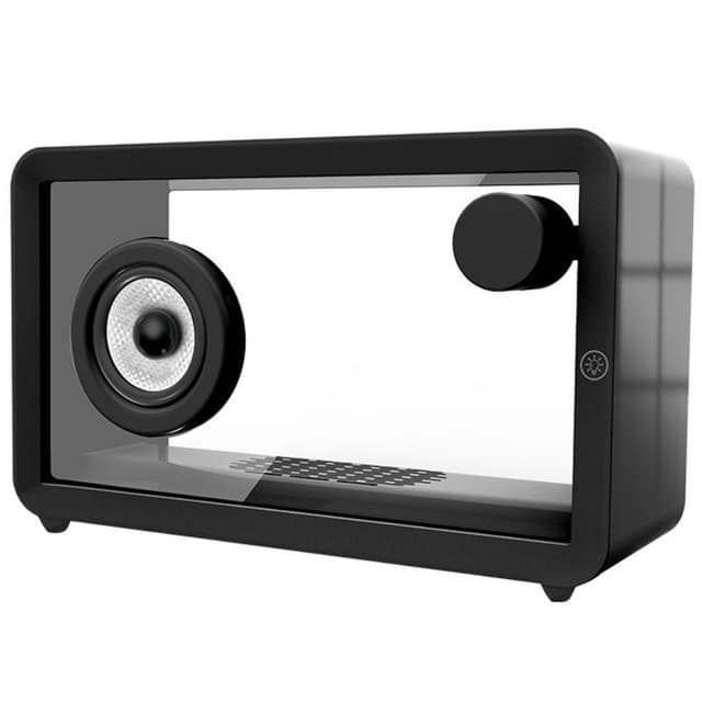 M8 gjennomsiktig Bluetooth-høyttaler med RGB lys HiFi lyd Bass Subwoofer