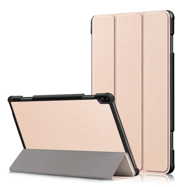 Kolminkertainen jalustan kansi Lenovo Tab P10: lle - kulta