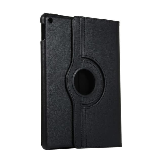 Apple iPad 10.2 2021/2020/2019 Litchi Texture -teline - Musta