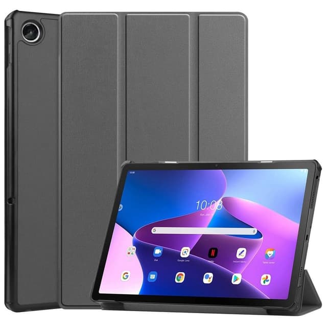 Tri-fold Deksel til Lenovo Tab M10 Plus Gen 3 - Grå