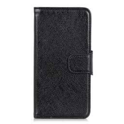 Sony Xperia L4 Textured Split Lompakkokotelo - Musta
