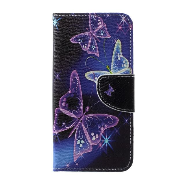 Mønster Pung Taske Samsung Galaxy S10 Plus - Levende Sommerfugle