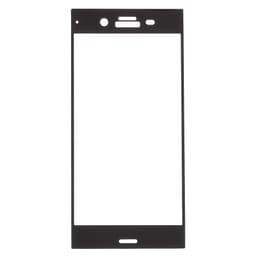 Sony Xperia XZ1 Härdat glas Curved Heltäckande - Svart
