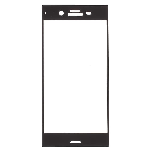 Sony Xperia XZ1 Herdet Glass Buet Heldeksel - Svart