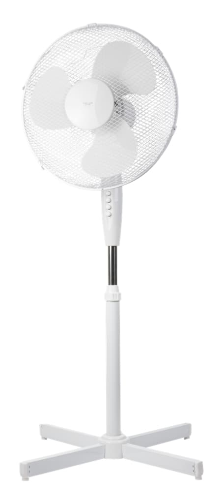 NORDIC HOME CULTURE Golvfläkt, 410 mm, tre hastigheter - Vit
