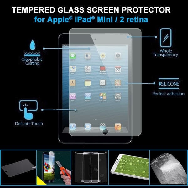 iPad Mini 1/2/3 Herdet Glass 0,33mm 9H