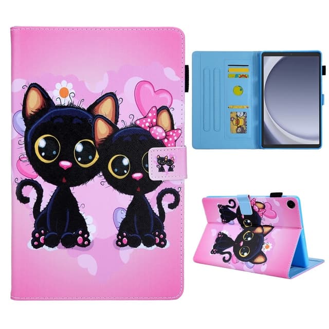 Samsung Galaxy Tab A9 Flip Stand Case PU Leather Pattern Tablet Cover
