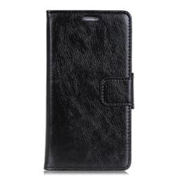 Nokia 6.1 Plus Plånboksfodral Textured Split - Svart