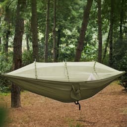 Reisecamping Myggnett Hengekøye Hengende soveseng Hengekøye