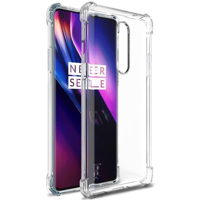 IMAK Soft TPU Deksel+Skjermbeskytter til OnePlus 8 - Gjennomsiktig