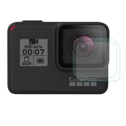 2 stk HAT PRINCE Hero5/Hero6 herdet glass 0.2mm