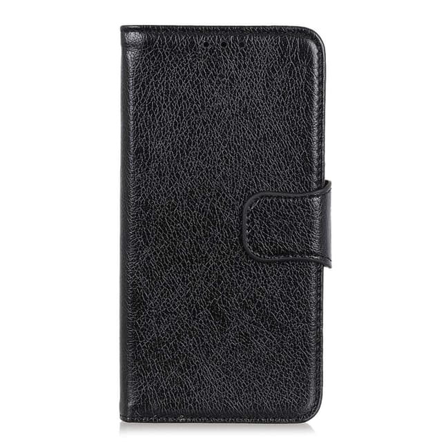 Samsung Galaxy A40 Lommebok-deksel Teksturert Split - Svart