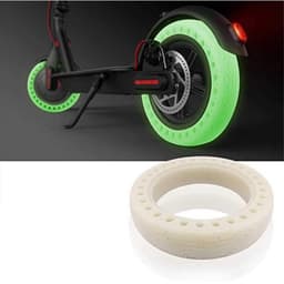 Dekk Honeycomb Punkteringsfri Xiaomi M365 Scooter, 2-pakke selvlysende