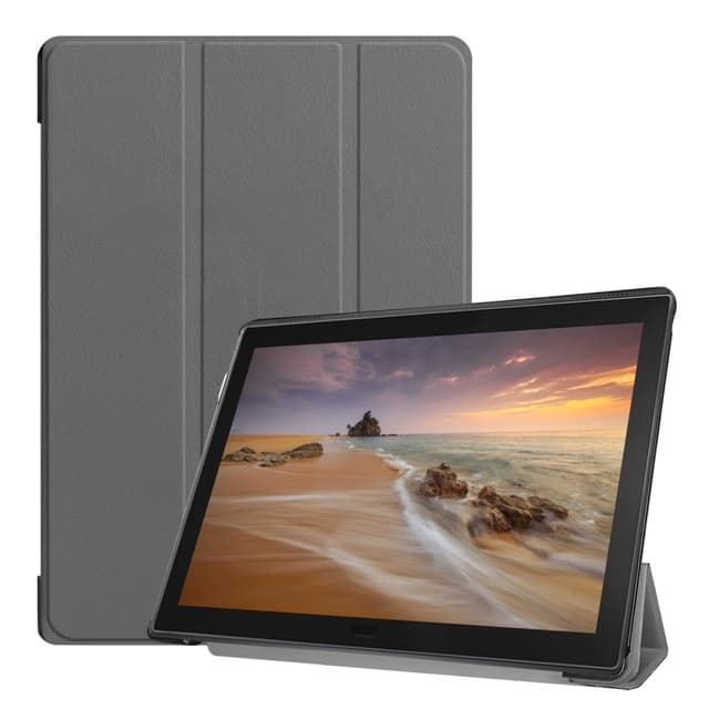 Tri-fold Deksel til Lenovo Tab E10 - Grå