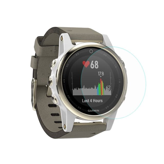 2 stk HAT PRINCE Garmin Fenix 5S herdet glass 0.2mm