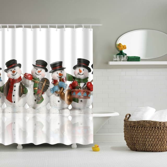 Dusjforheng - Christmas Four Snowmen
