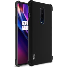 IMAK Soft TPU Deksel+Skjermbeskytter til OnePlus 8 - Svart