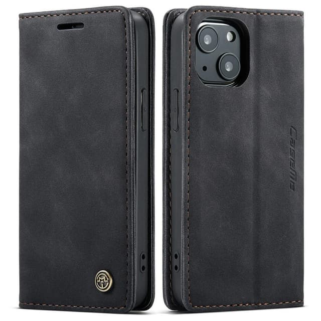 CASEME Lommebok-deksel iPhone 13 - Svart