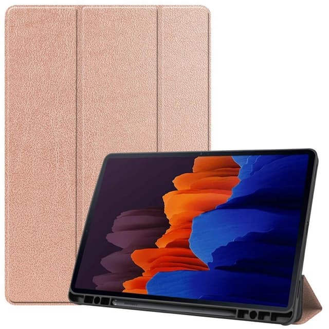 Slim Fit Cover Fodral Till Samsung Galaxy Tab S7 Plus - RoseGold