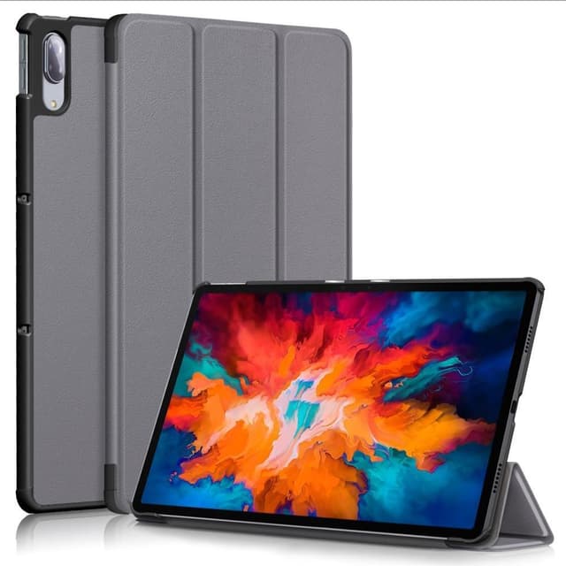 Tri-fold Veske til Lenovo Tab P11 Pro TB-J706F - Grå