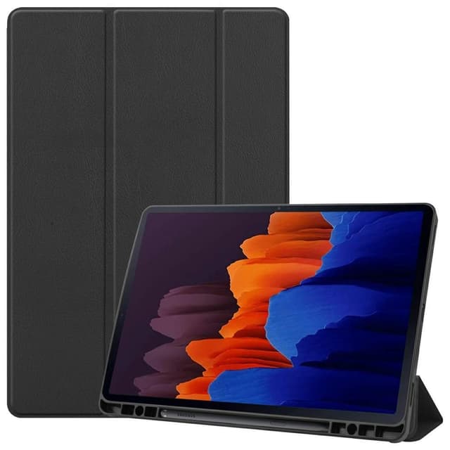 Slim Fit Dekseldeksel til Samsung Galaxy Tab S7 Plus/S8 Plus - Svart