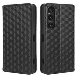Rhombus Pung Taske til Sony Xperia 1 V - Sort